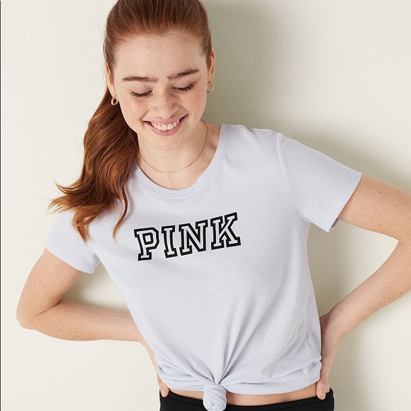 New / PINK / Everyday Tee 💝💝 (3 for $30) - Picture 3 of 6